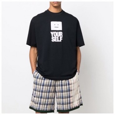 아크네 남/녀 그레이 크루넥 반팔티 - Unisex Gray Tshirts 