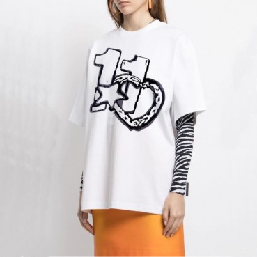 웰던 여성 화이트 크루넥 반팔티 - Womens White Tshirts 
