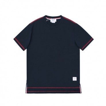 톰브라운 남성 네이비 크루넥 반팔티 - Mens Navy Tshirts 