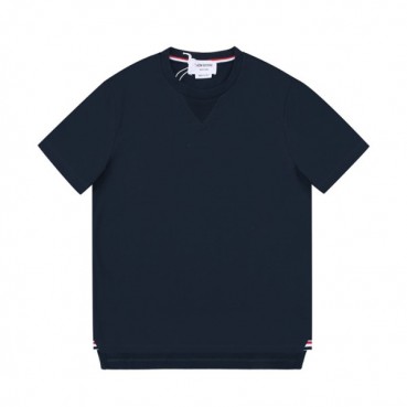 톰브라운 남성 네이비 크루넥 반팔티 - Mens Navy Tshirts 