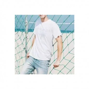 프라다 남성 화이트 크루넥 반팔티 - Mens White Tshirts 