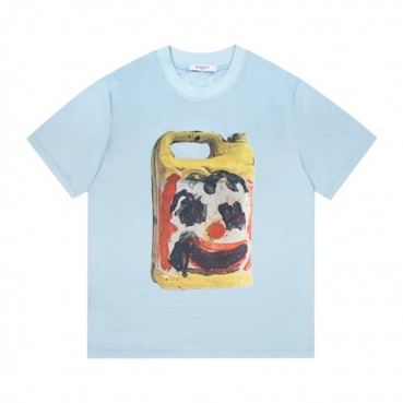 지방시 남성 크루넥 블루 반팔티 - Mens Blue Tshirts 