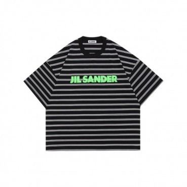 질샌더 남성 크루넥 블랙 반팔티 - Mens Black Tshirts 
