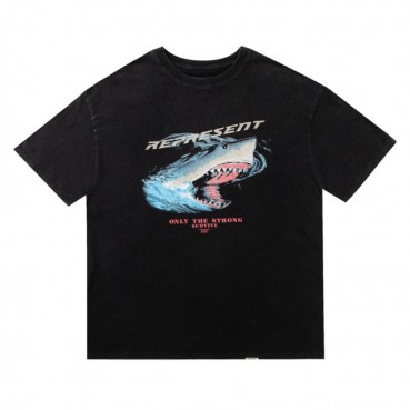 리프리젠트 남성 블랙 크루넥 반팔티 - Mens Black Tshirts 
