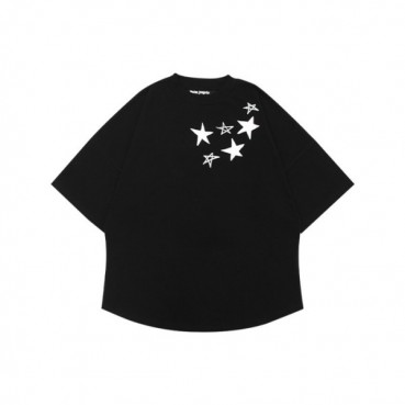 팜 엔젤스 남자 크루넥 블랙 반팔티 - Mens Black Tshirts 