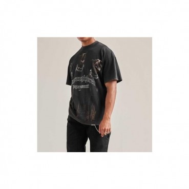 리프리젠트 남성 블랙 크루넥 반팔티 - Mens Black Tshirts 