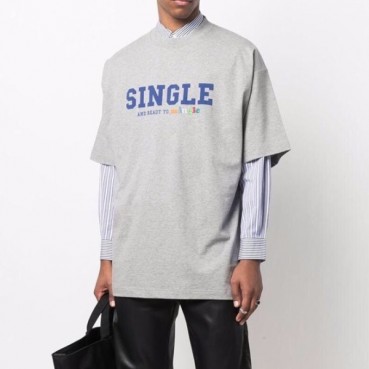 베트멍 남/녀 트렌디 그레이 반팔티 - Unisex Camel Tshirts 