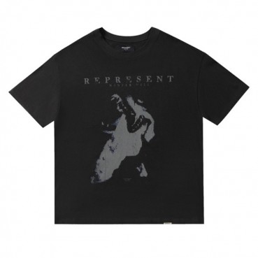 리프리젠트 남성 블랙 크루넥 반팔티 - Mens Black Tshirts 