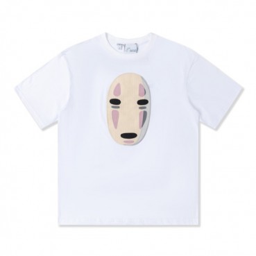 로에베 남성 이니셜 화이트 반팔티 - Mens White Tshirts 