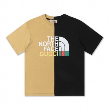 구찌 남성 크루넥 카멜 반팔티 - Mens Camel Tshirts 