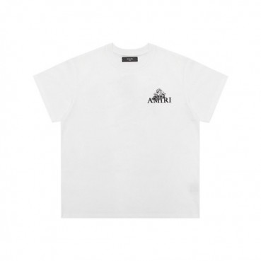 아미리 남성 화이트 크루넥 반팔티 - Mens White Tshirts 