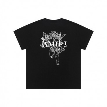 아미리 남성 블랙 크루넥 반팔티 - Mens Black Tshirts 