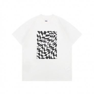 메종마르지엘라 남성 크루넥 화이트 반팔티 - Mens White Tshirts 