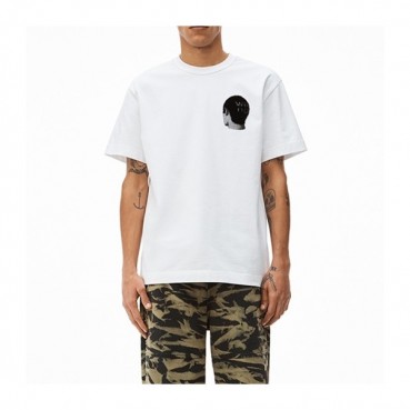 알렉산더왕 남성 트렌디 화이트 반팔티 - Mens White Tshirts 