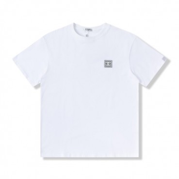 샤넬 여성 크루넥 화이트 반팔티 - Womens White Tshirts 