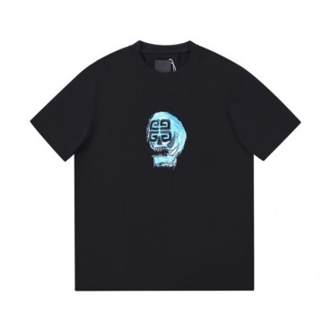 지방시 남성 크루넥 블랙 반팔티 - Mens Black Tshirts 