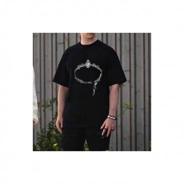 프라다 남성 크루넥 블랙 반팔티 - Mens Black Tshirts 