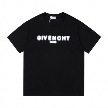 지방시 남성 크루넥 블랙 반팔티 - Mens Black Tshirts 