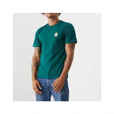 메종 남성 크루넥 그린 반팔티 - Mens Green Tshirts 