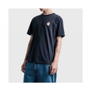 메종 남성 크루넥 네이비 반팔티 - Mens Navy Tshirts 