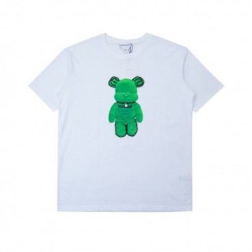 보테가 남성 크루넥 화이트 반팔티 - Mens White Tshirts 