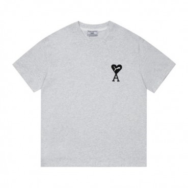 아미 남성 크루넥 그레이 반팔티 - Mens Gary Tshirts 
