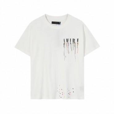 아미리 남성 화이트 크루넥 반팔티 - Mens White Tshirts 