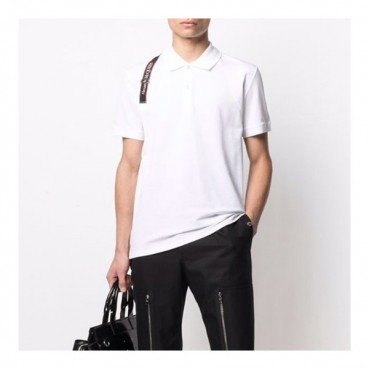 알렉산더맥퀸 남성 화이트 폴로 반팔티 - Mens White Tshirts 
