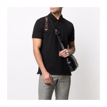 알렉산더맥퀸 남성 블랙 폴로 반팔티 - Mens Black Tshirts 