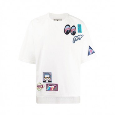 메종마르지엘라 남성 크루넥 화이트 반팔티 - Mens White Tshirts 