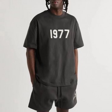 피어오브갓 남성 블랙 크루넥 반팔티 - Mens Black Tshirts 