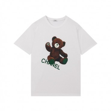 샤넬 남성 크루넥 화이트 반팔티 - Mens White Tshirts 