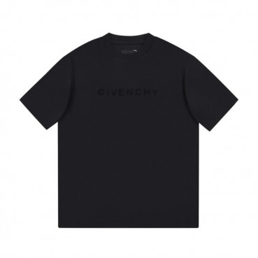 지방시 남성 크루넥 블랙 반팔티 - Mens Black Tshirts 