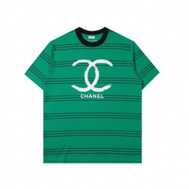 샤넬 남성 크루넥 그린 반팔티 - Mens Green Tshirts 