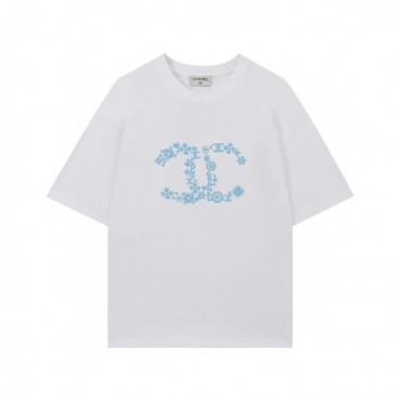 샤넬 남성 크루넥 화이트 반팔티 - Mens White Tshirts 