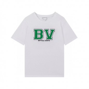 보테가 남성 크루넥 화이트 반팔티 - Mens White Tshirts 