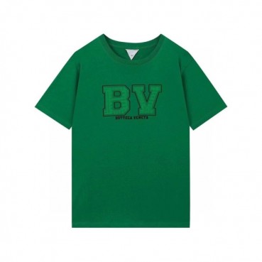 보테가 남성 크루넥 그린 반팔티 - Mens Green Tshirts 
