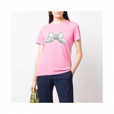 몽클레어 여성 핑크 반팔 티셔츠 - Moncler Womens Pink Tshirts 