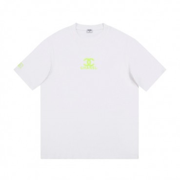 샤넬 남성 크루넥 화이트 반팔티 - Mens White Tshirts 