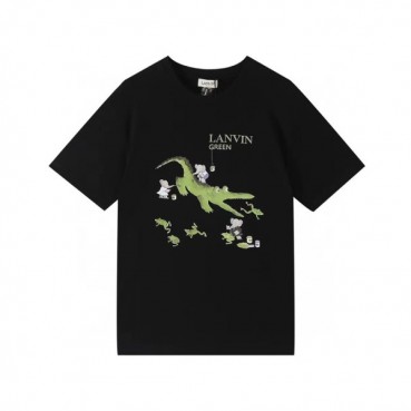 랑방 남성 이니셜 블랙 반팔티 - Mens Black Tshirts 