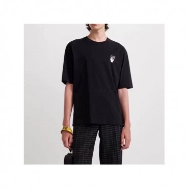 오프화이트 남성 모던 블랙 반팔티 - Mens Black Tshirts 