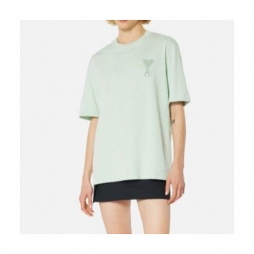 아미 여성 크루넥 민트 반팔티 - Womens Mint Tshirts 