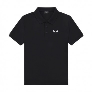 펜디 남성 폴로 블랙 반팔티 - Mens Black Tshirts 