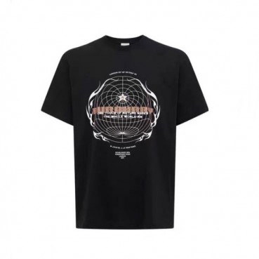 버버리 남성 크루넥 블랙 반팔티 - Mens Black Tshirts 