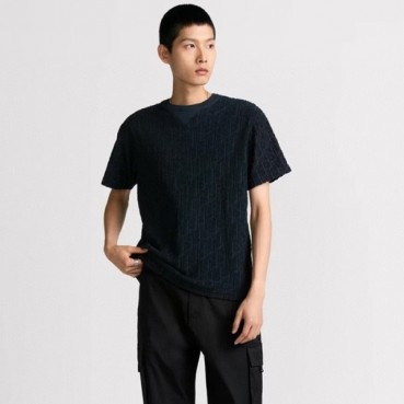 디올 남성 크루넥 반팔티 - Dior Mens Round Tshirt 