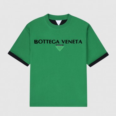 보테가 남자 크루넥 그린 반팔티 - Unisex Green Tshirts 