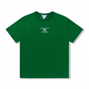 보테가 남자 크루넥 그린 반팔티 - Unisex Green Tshirts 