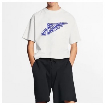 루이비통 남자 크루넥 화이트 반팔티 - Unisex White Tshirts 