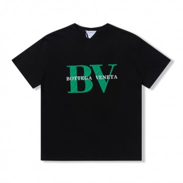 보테가 남자 크루넥 블랙 반팔티 - Unisex Black Short