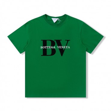 보테가 남자 크루넥 그린 반팔티 - Unisex Green Short